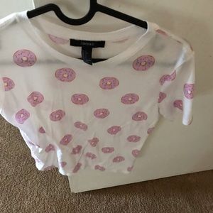 White Doughnut shirt
